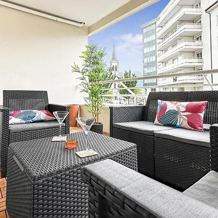 Homey Rest - Parking Gratuit, Balcon Privee, Proche Gare Et Geneve, Wifi Gratuit